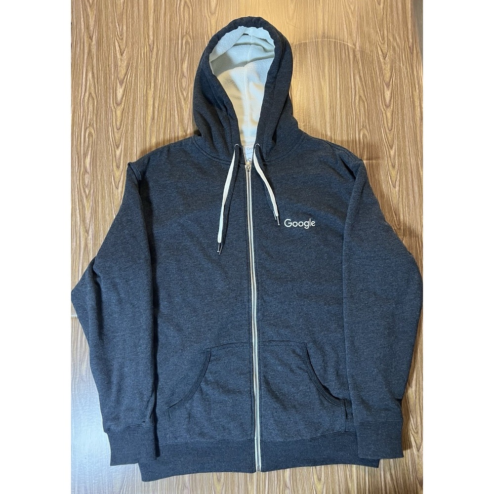 Official Merchandise Google Cloud Hoodie Mens XL Full Zip Sweatshirt Tech Logo